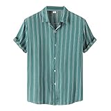 Herren Casual Sommer Top Shirt Hawaii Fashion Print Shirts Kurzarm Umlegekragen Shirt Fashion Shirt Hemden Herren Langarm Business