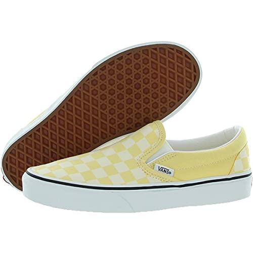 Vans Vans Womens Classic Slip-On Athletic Skate Shoes Yellow 7 Medium (B,M)