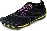 Vibram Fivefingers - V-Run, Zapatillas de Entrenamiento Mujer, Negro (Black/Yellow/Purple...