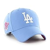 '47 MLB World Series Sure Shot Ball Park Black MVP Adjustable Snapback Hat, Adult One Size Fits All - Los Angeles Dodgers Periwinkle