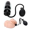 R3F-Adjustable Gas, Thicker Material, Black Silicone Exercise Inflatable Plug Kit for Men and Women #4