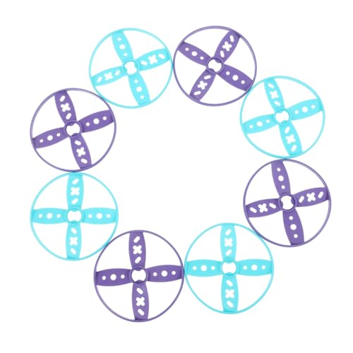 KESYOO 8pcs Portable Disc Outside Flying Outdoor Interesting Disc Soft Play Saucer Wear-Resistant Disc Interactive Yard Disc Plastic