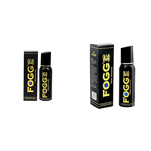 Image of Fogg Fresh Fougere Black Series for Men, 150ml And Fogg Fresh Aromatic Black Series For Men, 150ml