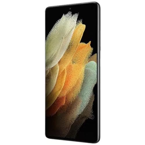 Image of Samsung Galaxy S21 Ultra 5G, 128GB, Phantom Navy - Unlocked (International Version) (Renewed)
