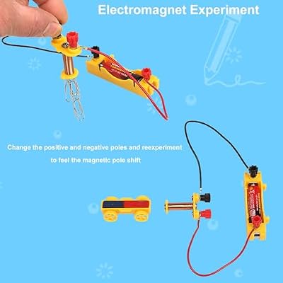 EXBEPE Magnet Kit Physics Science Electromagnet Experiment Set for Education Science Experiment Tools Teacher Classroom Supply