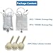 Male Catheter External Self-Sealing Set 20PCS Condom 2PCS 1000ML Urine Bag 2PCS 2000ML Drainage Bag(30mm/1.18 Inch)