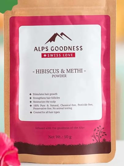 Alps Goodness Hibiscus & Methi Powder 50.0 gm Box-image-38