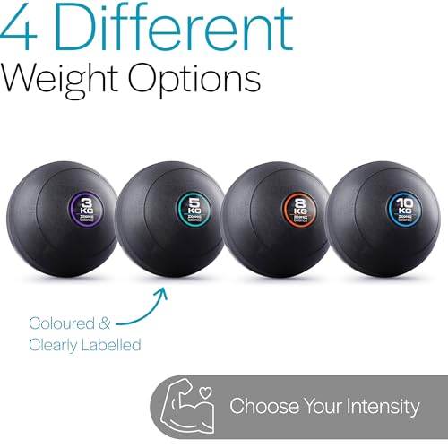 Core Balance Slam Ball No Bounce Medicine Exercise Ball Heavy Duty PVC for Strength Training (3kg) - Image 6