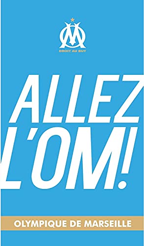 Grenadine Boutique - Serviette de Plage OM Drap de Bain Olympique de Marseille - Allez L'OM