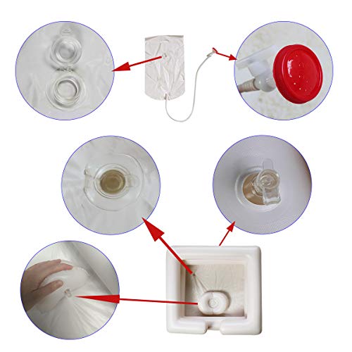 Portable Shampoo Bowl Sink Set, Inflatable Bedside Shampoo Basin Set, Hair & Color Hair, For Seniors, Disabled, Bedside & Disability (1Set=5Pcs) #TOP7