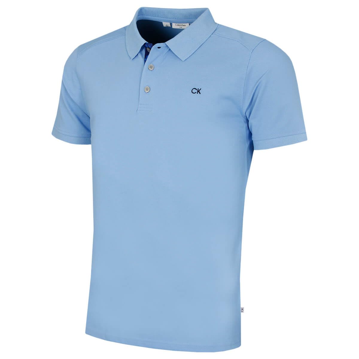 Calvin Klein Mens Campus 3 Button Polo Shirt - Sky Camo - XXXXXL