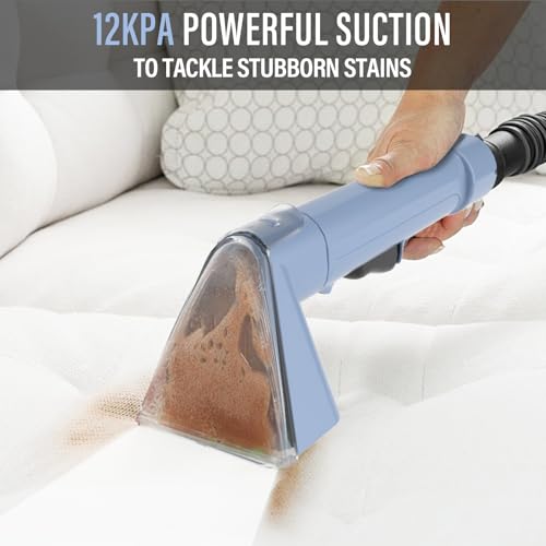 12Kpa Powerful Suction Carpet & Upholstery Pet Cleaner Machine, Spot & Odor Remover