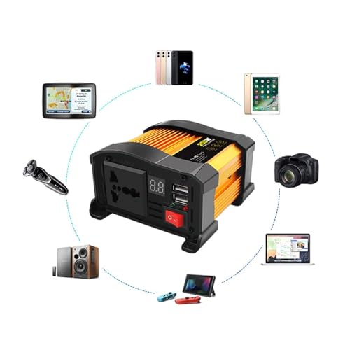 Convertisseur de courant 200W idéal pour charger vos appareils en camping et voyage - 6