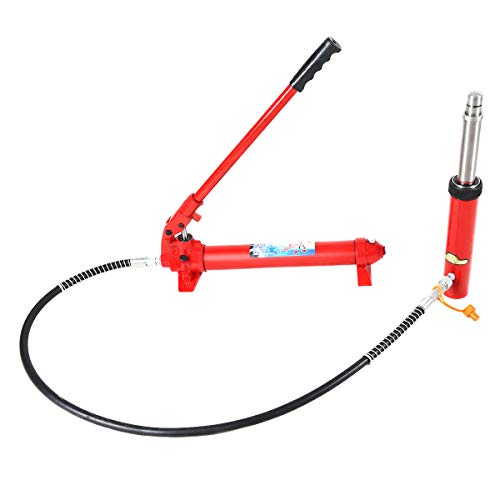 Goplus® 2000lbs 10 Ton Hydraulic Jack Hand Pump Ram Replacement for Porta Power Portable Manual Engine Lift Hoist