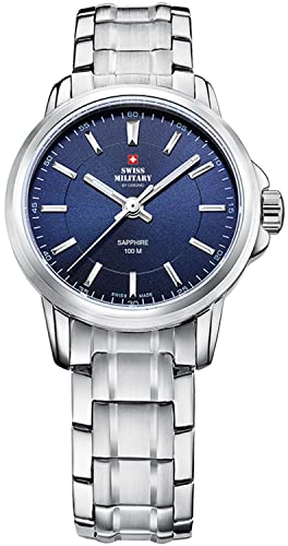 Swiss Military 14918 montre de poignet bleu idéale pour le bureau et les sorties