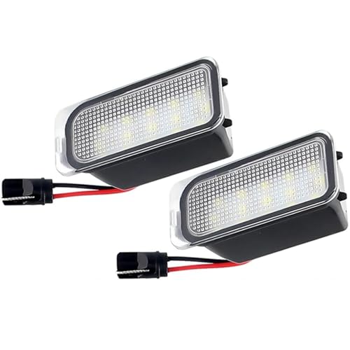 Luz para matrícula de coche con proyección brillante y homogénea para Ford Focus y Fiesta