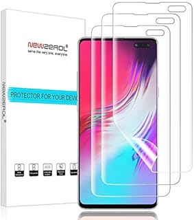 NEWZEROL 3 Packs Compatible for Samsung Galaxy (S10 5G Version with Camera Cutout) Screen Protector TPU Soft Film Edge to Edge [Full Coverage][in-screen Fingerprint ] HD Anti-Scratch Protective Film