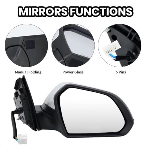 Miroir d'angle mort Hyundai Sonata chauffant pour sécuriser vos angles morts