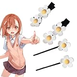 とある科学の超電磁砲 ヘアピン ヘアクリップ ヘアアクセサリー 御坂美琴 ペンダント飾り 髪飾り 花 前髪 クリップ 髪留め コスプレ小物 ファッション かわいい 贈り物 (番号-A) [並行輸入品]