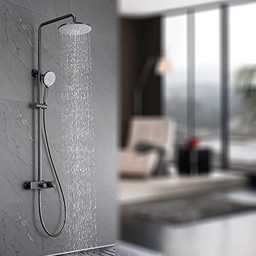 Ensemble de robinet de douche multifonction au design épuré - 3
