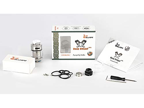 Dead Rabbit RTA Verdampfer Set 2ml oder 4,5 ml - von HellVape - Farbe: gunmetal – Bild 5