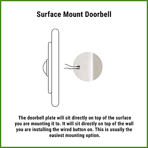 Waterwood Bronze Plated Frog Doorbell - Wired & Illuminated Push Button Cast in Durable Polyresin