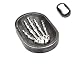 NPL Skeleton Design Soap Dish Holder Dark Style Decor for Kitchen Sink Bathroom Shower Home Hotel Office Halloween Gravely Scary Spooky Fantasy Thematic