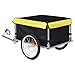 Bicycle Cargo Trailer, Two-Wheel Bike Luggage Wagon Trailer with Removable Cover, for Moving Houses, Camping and Shopping