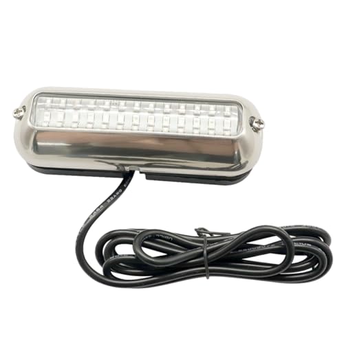 Éclairage puissant de yacht par lampe LED sous-marine inox bleu