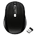 Price comparison product image JETech 2.4Ghz Wireless Mobile Optical Mouse with 3 CPI Levels and USB Wireless Receiver, Black