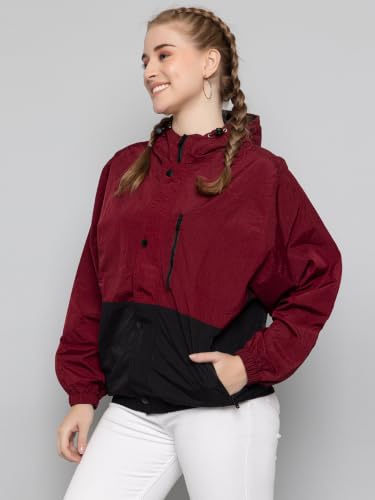 Image of CHKOKKO Sunscreen Jacket for Women Hooded Zipper Sports Jacket | UV Protection | Sun Protective | Lightweight Water Resistant | Riding Biker | Outdoor Travel Gym Running