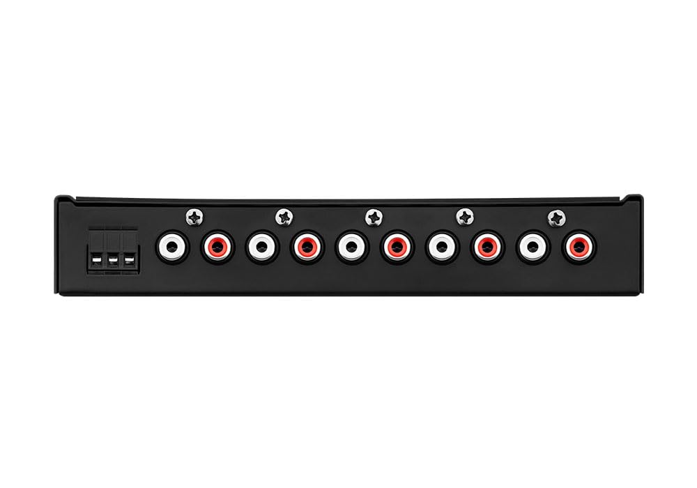 TARAMPS TEQ 7.4 Pro - Sistemas de audio para coche, ecualizador gráfico de 7 bandas, ecualizador de iluminación azul, capacidad avanzada, ajuste de canal de entrada, control de volumen principal