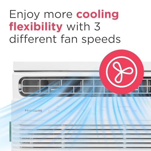 Frigidaire 5,000 BTU Window Air Conditioner with Remote Control, Cools Up to 150 Sq. Ft., Quiet Operation, Eco Mode, 3 Fan Speeds, Auto Restart, White by Frigidaire - Image 7