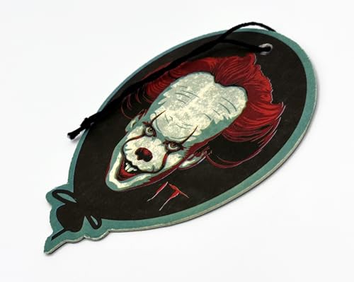 Image of Elektroplate Officially Licensed IT Pennywise Automotive Air Fresheners for Vehicles | Midnight Chiller Scent (12-Pack) | Made in the USA