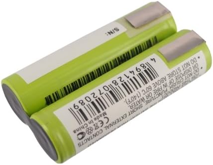 Rear view of battery pack showing barcode and serial number area