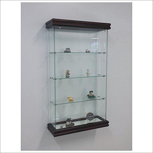 VM ART DESIGN GLASS VETRINETTA da Parete MOD. VMBR6T (Noce Scuro)