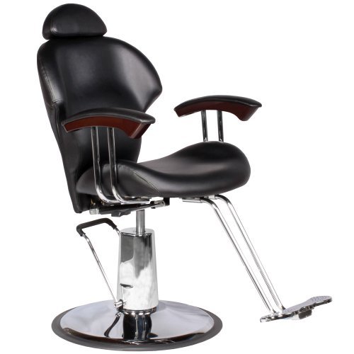 Reclining Black Hydraulic Multi-Purpose Styling Chair Salon Equipment MP-30 BLK