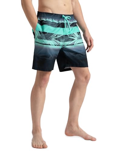 Image of Speedo Men's 4 Way Flex Essential Printed Watershorts with Side Pockets | Water Repellent | Internal Drawcord | Wide Waistband Swimming Trunks