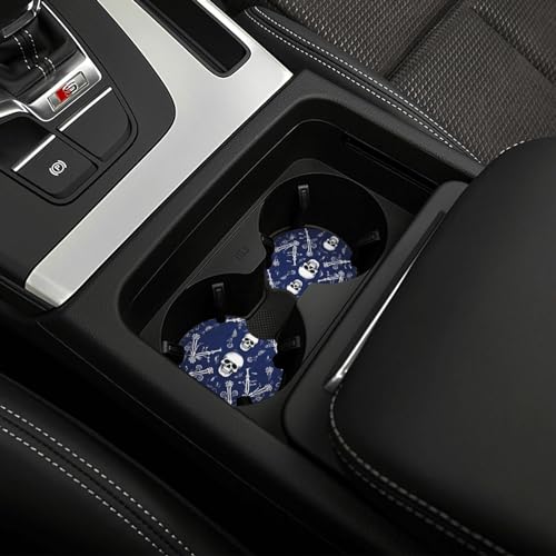 Portavasos para auto universales de neopreno negro miniatura 6