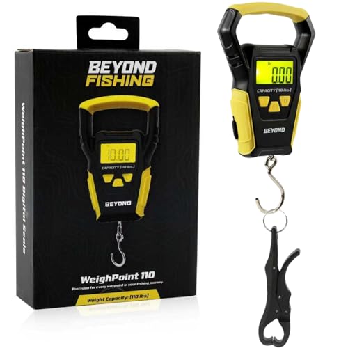 Beyond Fishing Digital Scale with Tape Measure, 110lb, LCD