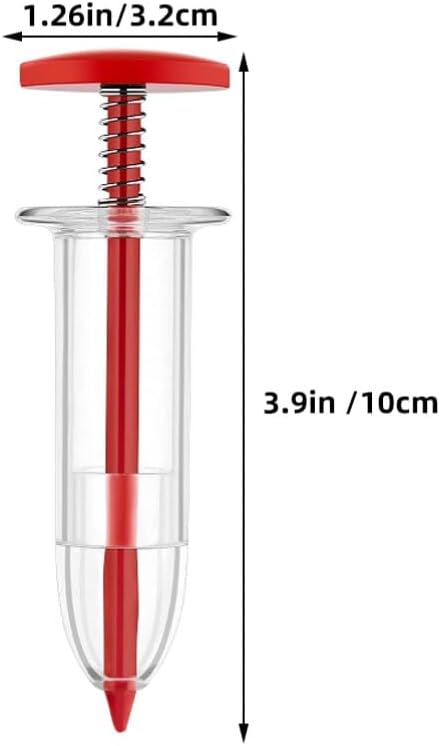 SUPVOX 1set Mini Handheld Seed Spreader Tool for Easy Planting Lightweight and Convenient Garden Dispenser for Home Use Includes Red Seed Spreaders and Handy Tools