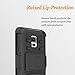 Galaxy S5 Active Case, [NOT FIT Galaxy S5] with [Premium HD Screen Protector Included] Dual Layers [Combo Holster] Cover and Built-in Kickstand Bundled Hybird Shockproof [Black]