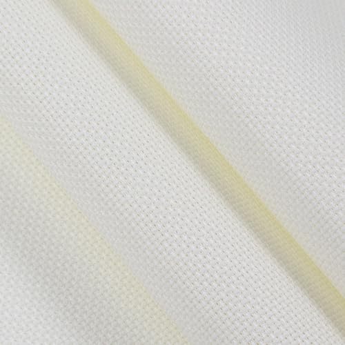 Image of KCS 4 /6 pc of 12 inch x 18 inch 30cmx45cm 16CT Counted Cotton Aida Cloth Cross Stitch Fabric (Antique White, 4 pc)