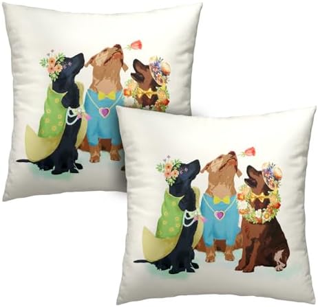 WSDESDEC Throw Pillow Cover 12x20in - Peeking Basenji Dog Design, Cotton Linen, Hidden Zipper