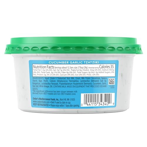 Image of Cedar's Cucumber Garlic Tzatziki 12 oz