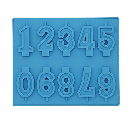 Fasters Numbers Candle Candy Silicone Mold For Birthday Cake Ice Cream Decoration #TOP4