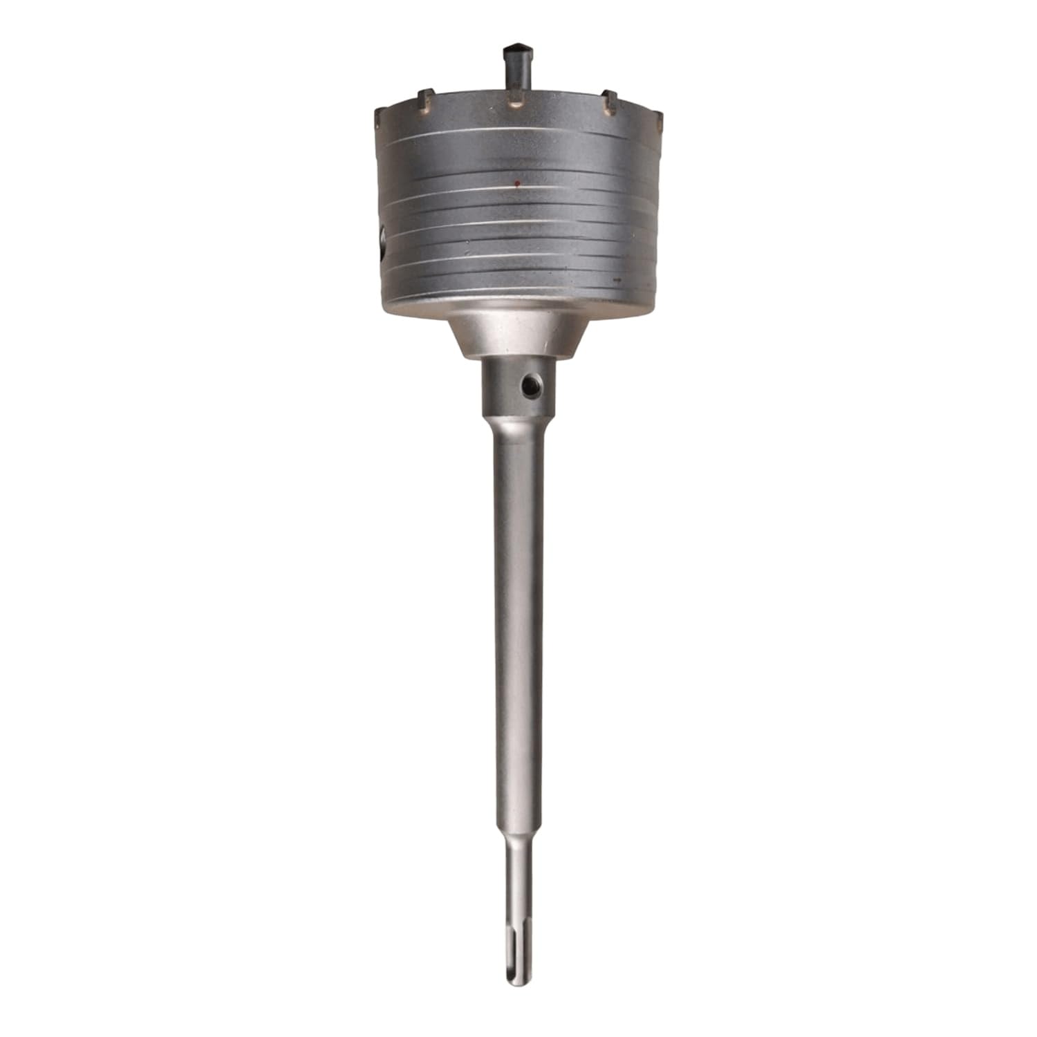 otex 80mm Core Drill Bit Set with SDS Plus Precision Concrete Masonry Drilling Tool Pilot Drill Extension Shank Included-image-12