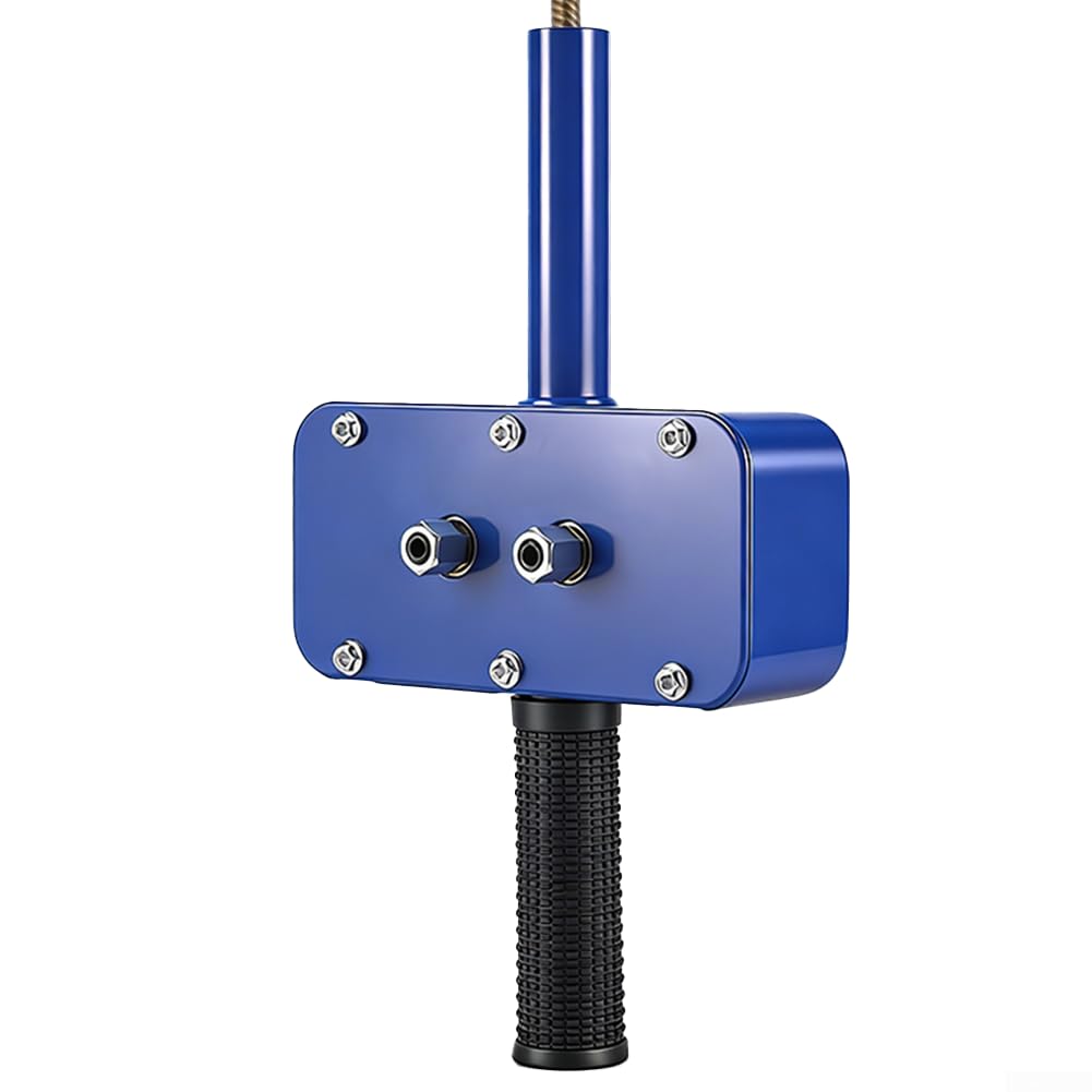 Strumento di filettatura del cavo per elettricisti Estrattore veloce alimentato da trapano per condotti metallici dritti e curvi Costruzione interamente in metallo Cavo a molla flessibile 270x155mm