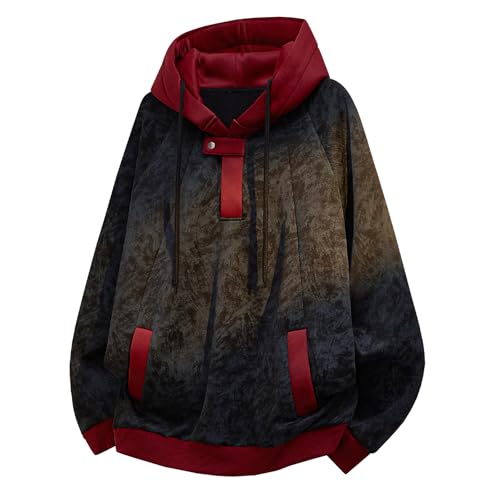 Pull tie dye vintage avec blocs de couleurs vibrantes et coupe décontractée