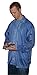 StaticTek Full Sleeve Knit Cuff ESD Jacket | Anti-Static Lab Coat | Certified Level 3 Static Shielding | Light Weight | ESD Smocks with High ESD Protection | Medium | Light Blue | TT_JKC8803LB